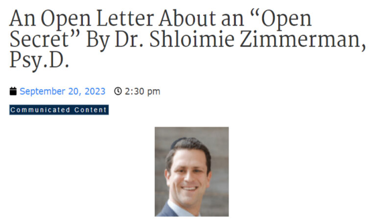An Open Letter